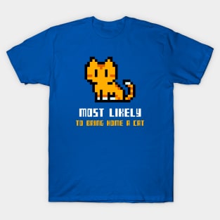 Pixel Most likely to bring home a cat T-Shirt